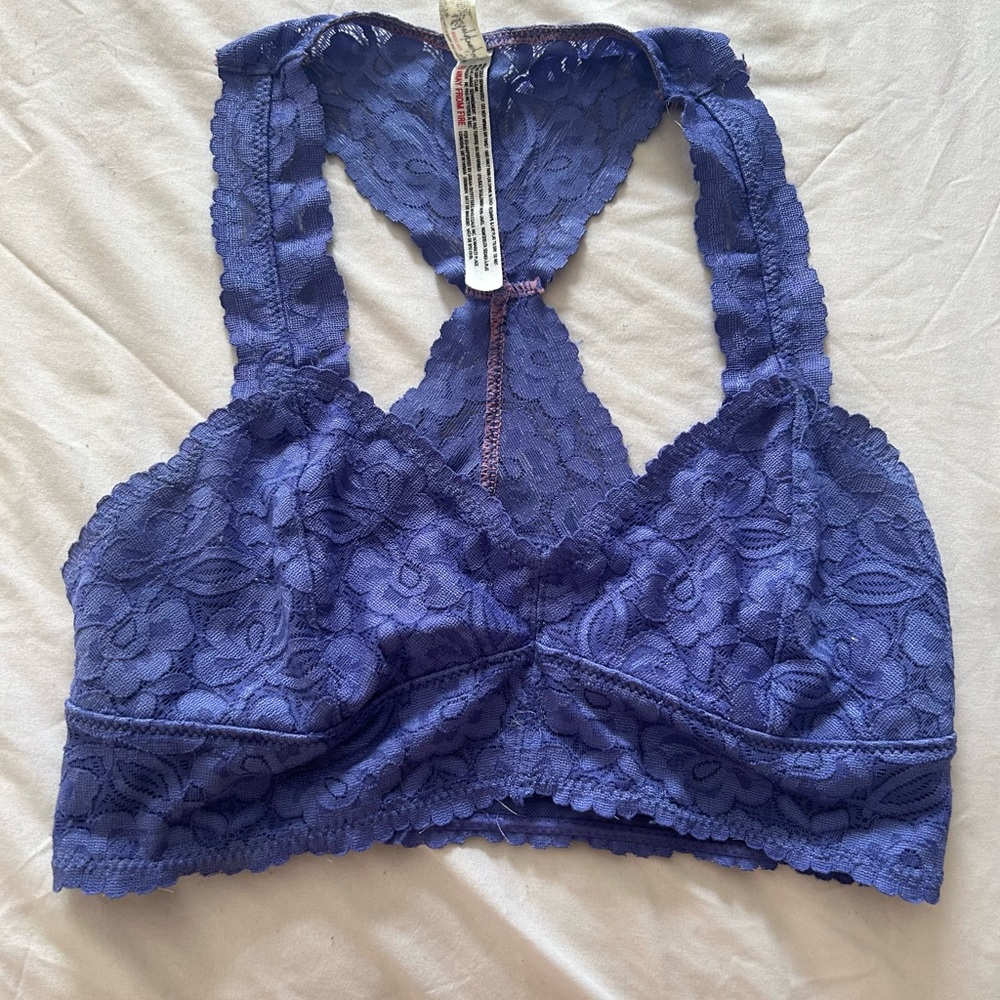 free people purple bralette